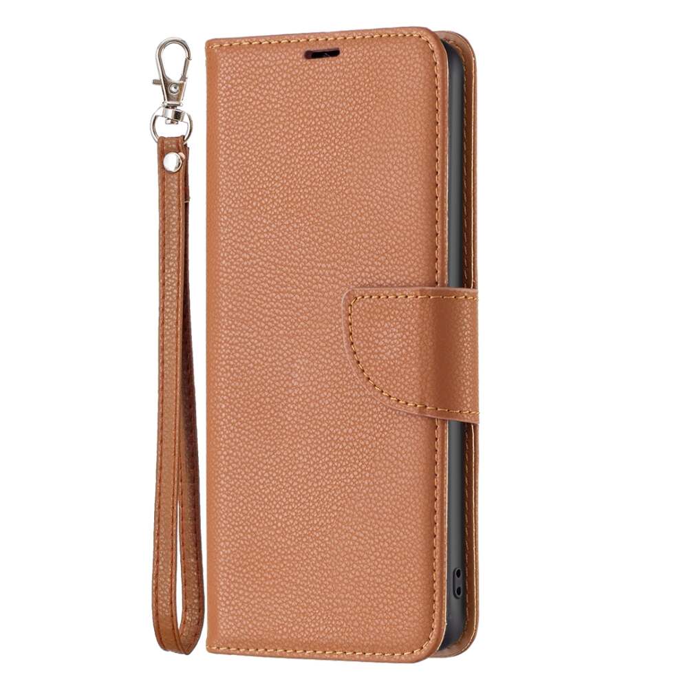 Samsung Galaxy A55 5G Case PU Leather Flip Wallet - Brown