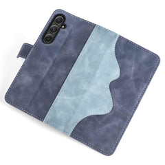Samsung Galaxy A55 5G Case PU Leather Wallet - Blue