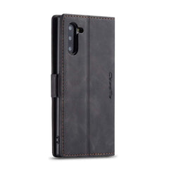 Samsung Galaxy Note 10 Case PU Leather With Card Slots - Black
