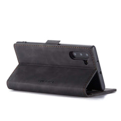 Samsung Galaxy Note 10 Case PU Leather With Card Slots - Black