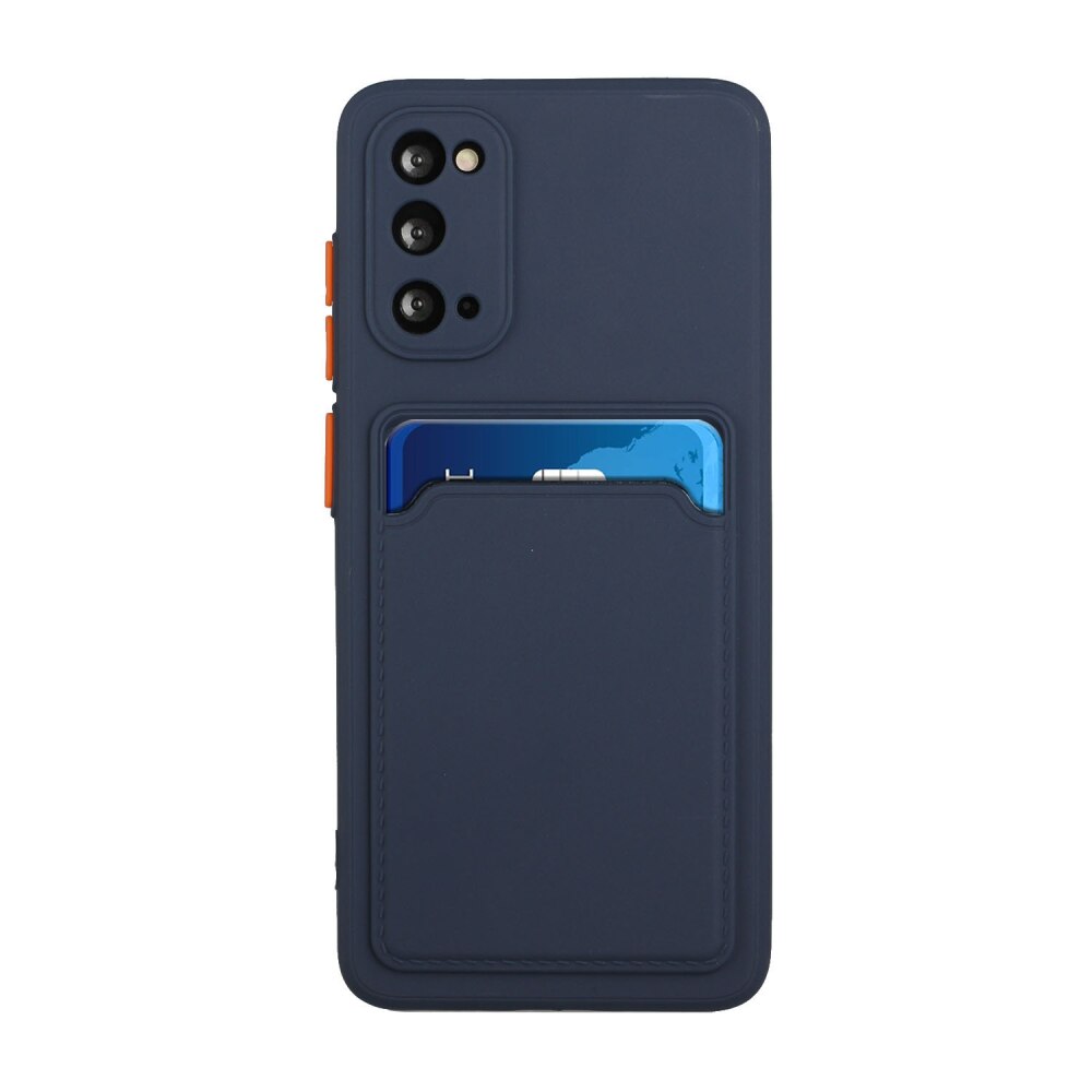 Samsung Galaxy S20 Case With Card Slot Made With TPU - Dark Blue