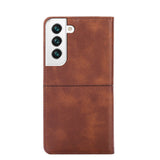 Samsung Galaxy S21 FE Case Made With PU Leather + TPU - Dark Brown