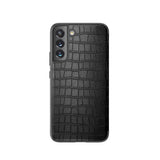 Samsung Galaxy S22 5G Case Crocodile Texture Window View - Black