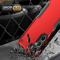 Samsung Galaxy S24 5G Case Non-Slip Protective Armor - Red