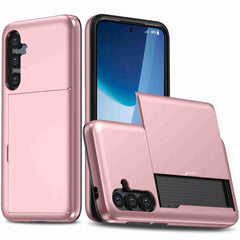 Samsung Galaxy S24 Plus 5G Case with Two Card Slots - Rose Gold