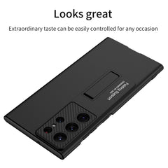 Samsung Galaxy S24 Ultra 5G Case GKK Ultra-thin Shockproof with Holder - Black