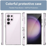 Samsung Galaxy S24 Ultra 5G Case Made With Acrylic + TPU - Transparent