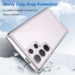 Samsung Galaxy S24 Ultra 5G Case Made With Acrylic + TPU - Transparent