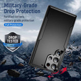 Samsung Galaxy S24 Ultra 5G Case Pioneer Armor Heavy Duty - Black