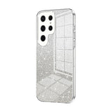 Samsung Galaxy S24 Ultra Case With Gradient Glitter Electroplated - Transparent