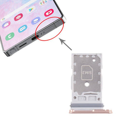 Samsung Galaxy S25 / S25+ Dual SIM Card Tray - Pink Gold