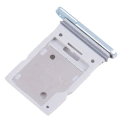 Close-up of the Samsung Tab S9 Ultra 5G SIM tray replacement in green, showcasing durable construction and precise slot alignment.