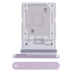 Purple replacement SIM card tray for Samsung Galaxy Tab S9 Ultra 5G, featuring dual slots for SIM and microSD cards.
