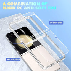 Samsung Galaxy Z Flip 4 5G Case Shockproof Protective - Transparent