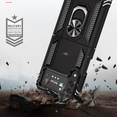 Samsung Galaxy Z Flip 4 5G Case with 360 Degree Rotating Holder - Black