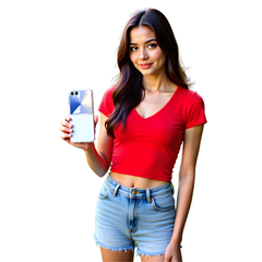 Samsung Galaxy Z Flip7 5G Transparent TPU Acrylic Back Case