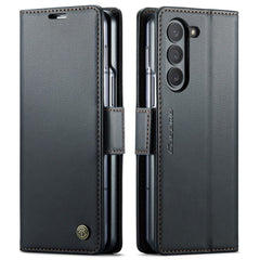Samsung Galaxy Z Fold5 Case RFID Anti-theft PU Leather - Black