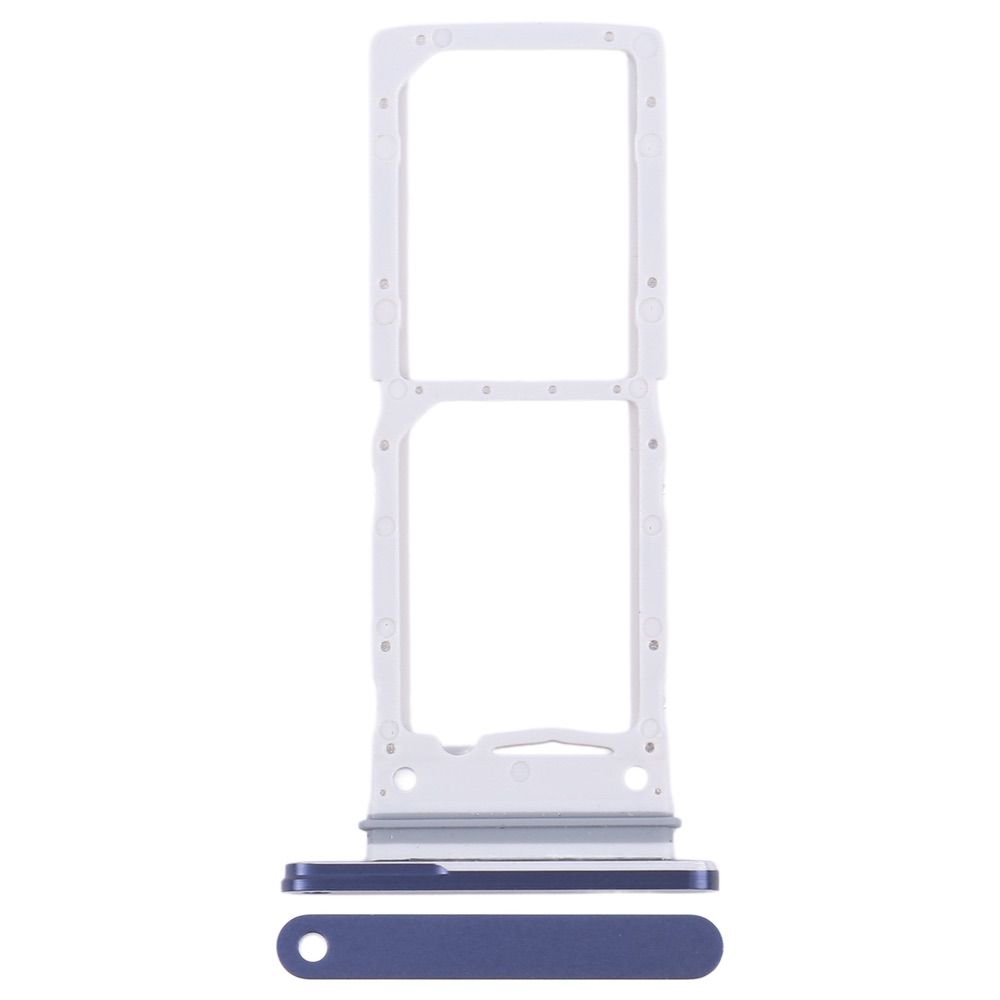 Samsung Galaxy Z Fold6 replacement SIM card tray slot in blue, featuring a dual-slot design for secure SIM card placement.