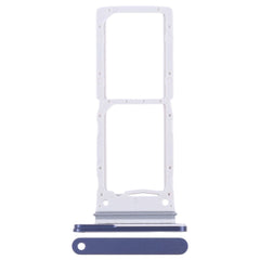 Samsung Galaxy Z Fold6 replacement SIM card tray slot in blue, featuring a dual-slot design for secure SIM card placement.