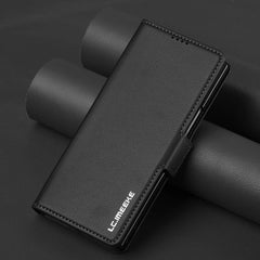 Samsung Galaxy Z Fold7 5G LC.IMEEKE L1 Frosted PU Case - Black