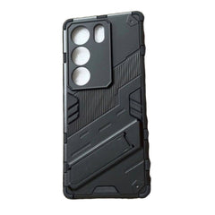 Vivo V29 Case Shockproof Invisible Holder- Black