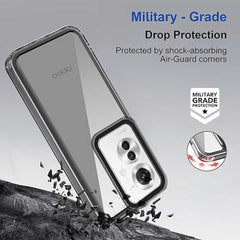 Oppo F25 PRO 5G Case Shockproof Protective - Transparent Grey
