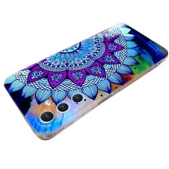 Samsung Galaxy A15 Case Protective Shockproof - Half Flower