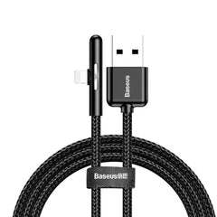 USB to Lightning Cable Baseus Iridescent Lamp 1.5A 2 Meter - Black