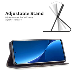 Xiaomi 12 Pro Case PU Leather and TPU - Black