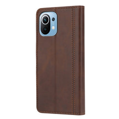 Xiaomi Mi 11 Lite Case Protective Magnetic Splicing - Brown