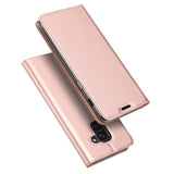 Samsung Galaxy J6 2018 Case Made With PU Leather + TPU - Rose Gold