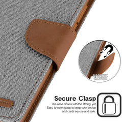 Samsung Note 20 Ultra Case mercury Goospery Canvas Diary - Grey