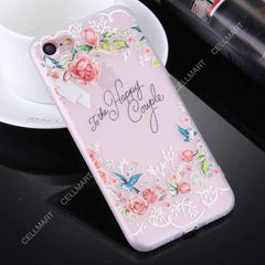 iPhone SE 2022 / SE 2020 / 8 / 7 Case With Rose Pattern Pink