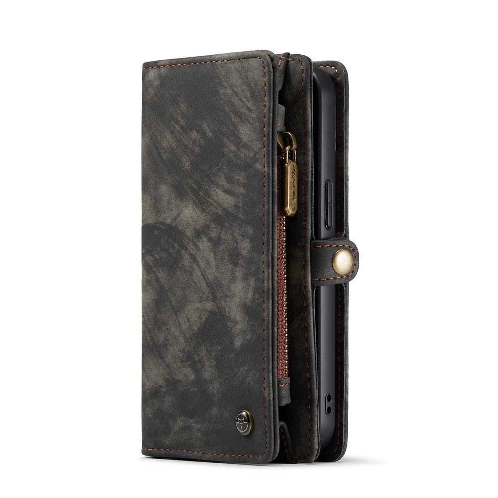 iPhone 13 Case CASEME Secure Wallet Case - Black