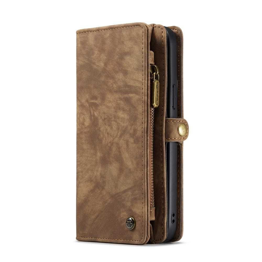 iPhone 13 Pro Case CASEME Detachable Secure Wallet - Brown