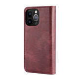 Detachable Secure Magnetic iPhone 13 Pro Max Case - Wine Red