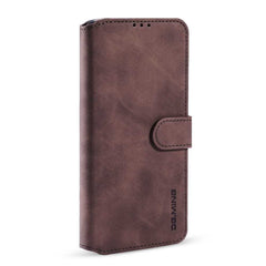 iPhone 13 Mini Case DG.MING Retro Style Secure Wallet Coffee