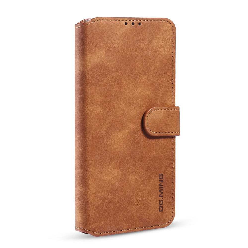iPhone 13 Pro Case Made with PU Leather + TPU - Brown