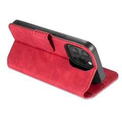 iPhone 13 Pro Max Case Made With PU Leather + TPU - Red