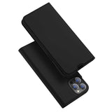 iPhone 13 Pro Case Made With PU Leather and TPU - Black