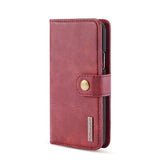 iPhone 11 Pro Case Detachable 2-in-1 Split Leather - Wine Red