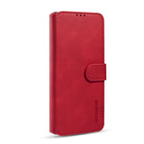 Samsung Galaxy Note 20 Case Made With PU Leather + TPU - Red