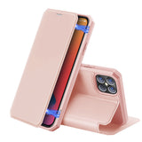 iPhone 12 Pro Max Case Made With PU Leather and TPU - Pink