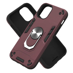iPhone 12 Mini Case Made With PC + TPU - Wine Red