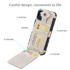 iPhone 12 Pro / iPhone 12 Made With PU Leather and TPU - Cream
