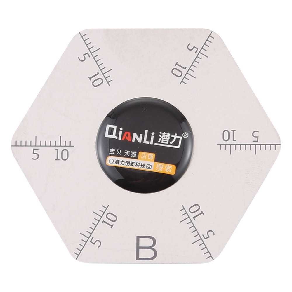 Hexagram Shape Pry Opening Tool With Scales