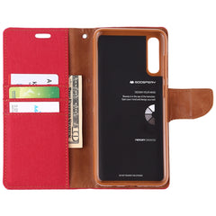 Samsung Galaxy A70 Made With PU Leather and TPU - Red