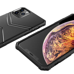 iPhone 12 Pro Max Case Diamond Shield design TPU Protective - Black