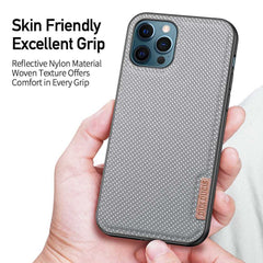 iPhone 12 Pro / iPhone 12 Case Made With PU Leather + TPU - Crystal Blue