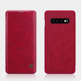 Samsung Galaxy S10 Case NILLKIN QIN Series - Red